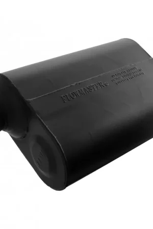 Free Shipping Flowmaster Super 40 Series Chambered Muffler Super 40 - 2.50 Offset In / 2.50 Offset Out - Aggressive Sound