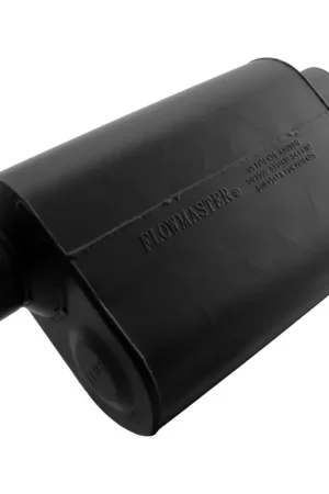 New Arrival Flowmaster Super 40 Series Chambered Muffler Super 40 - 3.00 Offset In / 2.50 Dual Out - Aggressive Sound