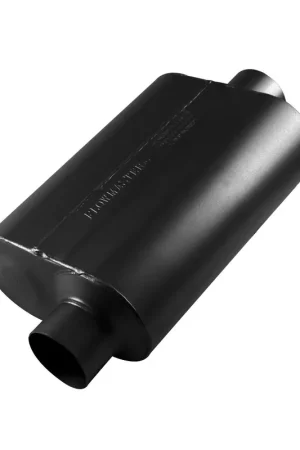 Flowmaster Super 40 Series Chambered Muffler Super 40 Stainless Steel - 3.00 Offset In / 3.00 Center Out - Aggressive Sound Worldwide Shipping