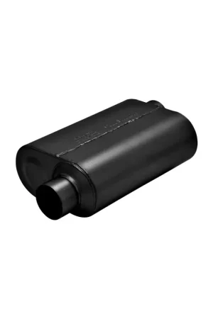 Flowmaster Super 40 Series Chambered Muffler Super 40 Stainless Steel - 3.00 Offset In / 3.00 Offset Out - Aggressive Sound Trending