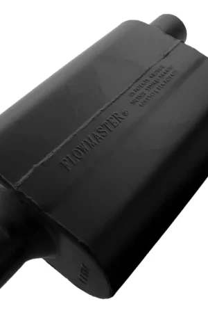 Trusted Brand Flowmaster Super 44 Series Chambered Muffler Super 44 - 2.25 Center In / 2.25 Dual Out - Aggressive Sound