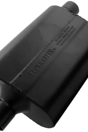 Flowmaster Super 44 Series Chambered Muffler Super 44 - 2.25 Center In / 2.25 Offset Out - Aggressive Sound Reduced Price