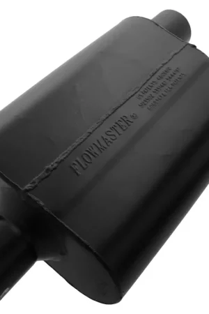 Seasonal Sale Flowmaster Super 44 Series Chambered Muffler Super 44 - 2.50 Center In / 2.50 Dual Out - Aggressive Sound