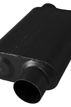 Instant Buy Flowmaster Super 44 Series Chambered Muffler Super 44 Series Stainless Steel - 3.00 Offset In / 3.00 Offset Out - Aggressive Sound