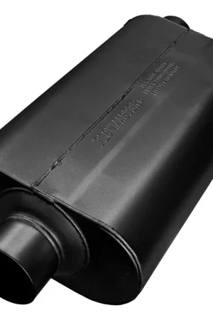 Certified Flowmaster Super 50 Series Chambered Muffler Super 50 Stainless Steel - 3.00 Center In / 2.50 Dual Out - Mild Sound