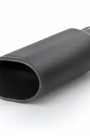 Worldwide Shipping Banks Power Tailpipe Tip Kit - SS Obround Slash Cut - Black - 3.5in Tube - 4.38in X 5.25in X 13.38in