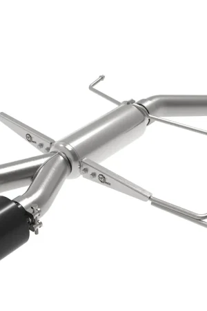 Weekend Sale aFe Takeda 2-1/2" 304 Stainless Steel Axle-Back Exhaust System (Civic Type-R 2017+) Black Tips