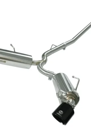 aFe Takeda 2-1/2" 304 Stainless Steel Cat-Back Exhaust System (BRZ/86 2012+) Black Tips Handmade