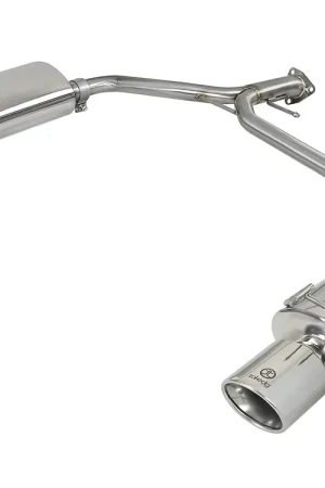 aFe Takeda 2-1/4" to 1-3/4" 304 Stainless Steel Axle-Back Exhaust System (Accord Sport Sedan 13-17) Black Tips Cheap