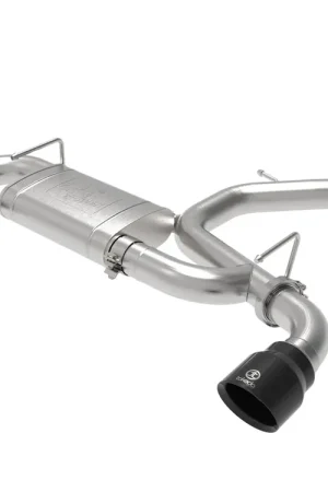 aFe Takeda-ST 3" 304 Stainless Steel Axle-Back Exhaust System (Veloster N 19-20) Black Tips Editor’s Pick