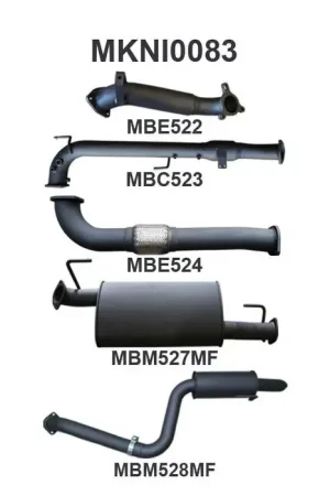 Manta Performance THAI Exhaust System with Cat (Pathfinder R51 05-12) Reduced Price
