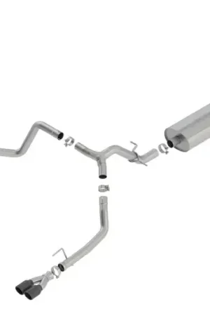 Clearance Borla Exhaust Touring Cat-Back w/Quad BC Round Tips (Silverado 1500 19-24)