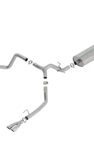 Deal Borla Exhaust Touring Cat-Back w/Quad Square Tips (Silverado 1500 19-24)