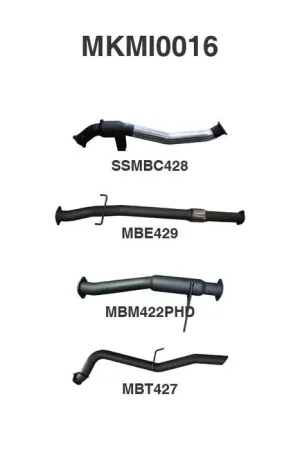 Direct From Factory Manta Performance Turbo Back with Cat - Hotdog (Triton MQ 15-18)