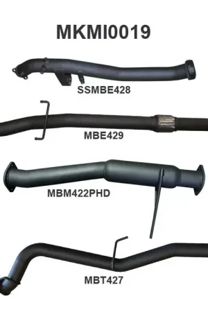 Manta Performance Turbo Back without Cat - Hotdog (Triton MQ 15-18) Genuine