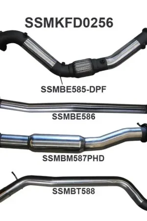 Limited Time Manta Performance Turbo Back without Cat, Hotdog (Ranger PX2 15-18)