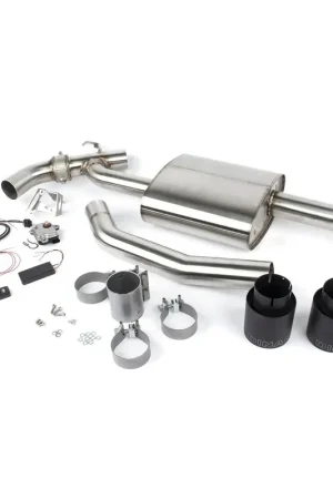 Dinan Valved Axle-Back Exhaust - 2017-2024 MINI Countryman S / Clubman S Stainless Steel - Black Tips - F60 / F54 Mega Sale