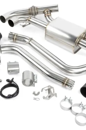 Dinan Valved Axle-Back Exhaust - 2022-2024 BMW M240i Stainless Steel - Black Tips - G42 Must Have