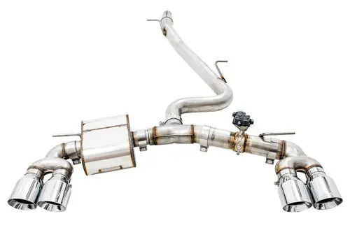 Popular AWE Tuning Volkswagen Golf R MK7.5 SwitchPath Exhaust w/Chrome Silver Tips 102mm