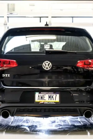 Today Only AWE Tuning VW MK7 GTI Touring Edition Exhaust - Diamond Black Tips