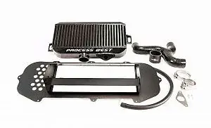 Process West Top Mount Intercooler Kit (WRX 03-07/STi 06-07) Black Free Delivery
