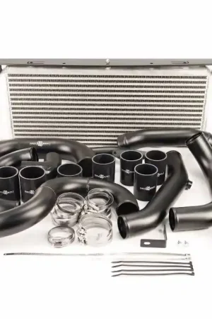 Process West Front Mount Intercooler Kit (WRX/STI 03-05) Black Core Luxury