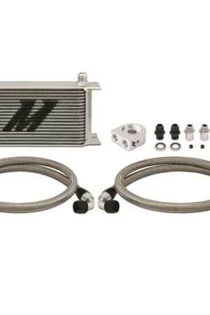 Professional Grade Mishimoto Universal Oil Cooler Kit, 19 Row - Black, Non Thermostatic