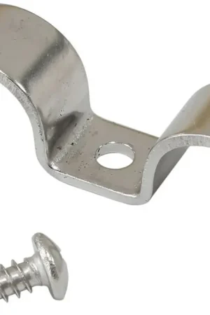 Aeroflow 3/8" Dual Hard Line Clamp - Stainless Steel Editor’s Pick