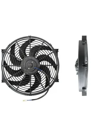 Aeroflow 14" Curved Blade Electric Thermo Fan - 1650 CFM New Release