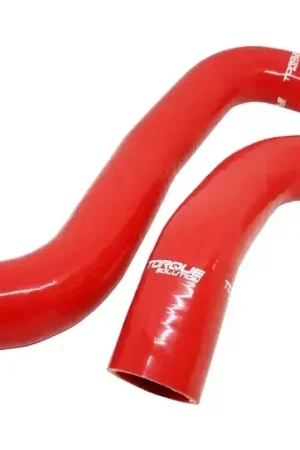 Torque Solution Silicone Radiator Hose Kit (WRX 08-14/STi 2008+/Forester XT 09-13) Red Warranty Included