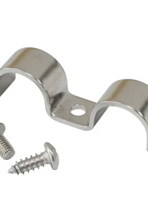 Aeroflow 1/4" Dual Hard Line Clamp - Stainless Steel - Single Hassle-Free Returns