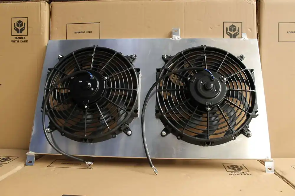 Professional Grade Fenix Radiators Fan Shroud & Fans (JZX100 Mark II) - Polished