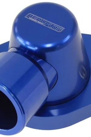 High Quality Aeroflow Billet Thermostat Housing - Black (Holden V8)