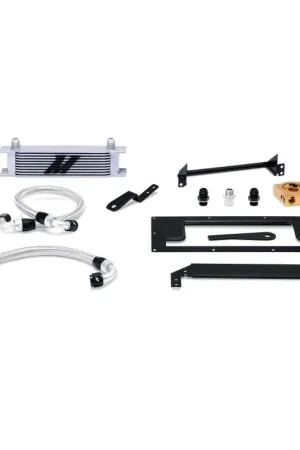 Mishimoto Thermostatic Oil Cooler Kit (MX-5 99-05) Silver Free Shipping