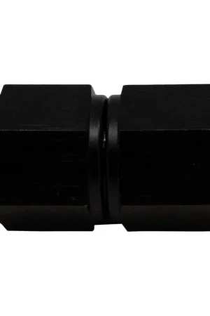 Flash Sale Deatschwerks 6AN to 6AN Coupler Anodized Matte Black