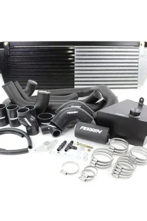 Perrin Front-Mount Intercooler Kit (STi 2015-21) Black Core, Red Piping Low Price