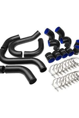 Proflow Intercooler Pipe Kit For Ford Falcon FG XR6 Turbo Black Alloy & Silicone Order Now