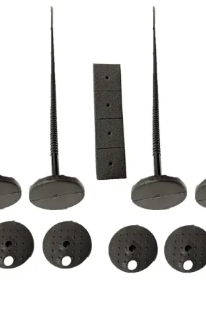 Proflow Transmission Fluid Cooler Mounting Kit Fan Mounting Kit Plastic Set Of 4 Premium