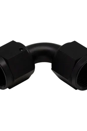 Reduced Price Deatschwerks 8AN 90-Degree to 8AN 90-Degree Coupler Anodized Matte Black