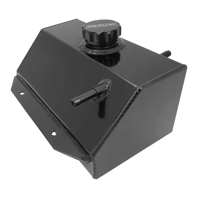 Proflow Coolant Overflow Expansion Tank For Ford Mustang 2015-2018 Recirculating Fabricated Aluminium Black Anodised Exclusive