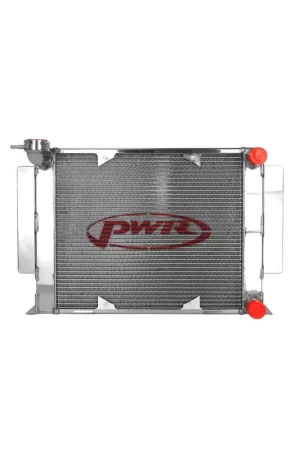 PWR 55mm Radiator w/ 16" SPAL Fan Mounts (RX2-RX7 70-85) Certified