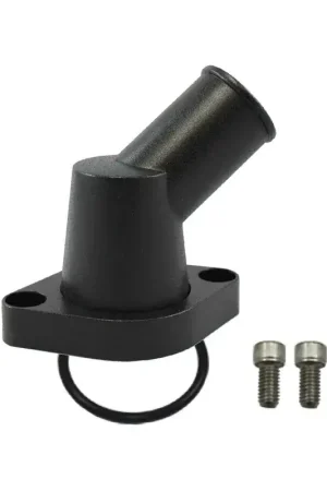 Trending Proflow Aluminium Water Neck For Chevrolet 45 Degree O'Ring Style Polished Aluminum