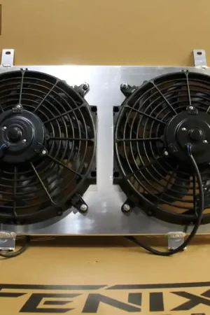 Clearance Fenix Radiators Fan Shroud & Fans (Silvia S13 CA18DET) - Polished