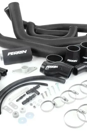 Flash Sale Perrin Front Mount Intercooler Boost Tube Kit Only (WRX/STi 01-07) Black Piping