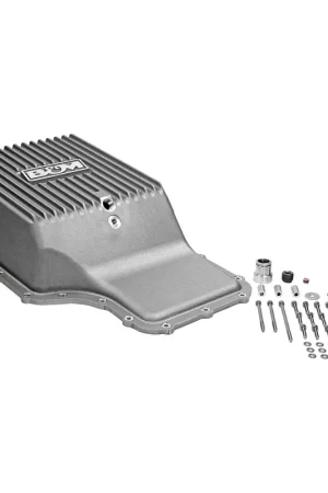 Premium B&M HI-TEK DEEP TRANSMISSION PAN - Natural Fits 2011 - 2022 Ford F250/F350 with 6R140 transmission