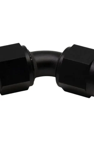 No Minimum Order Deatschwerks 10AN 45-Degree to 10AN 45-Degree Coupler Anodized Matte Black