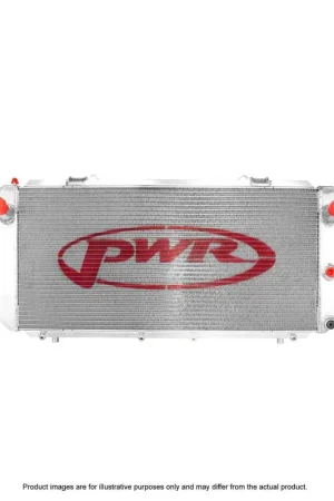 Fresh Stock PWR 42mm Radiator w/ Twin 12" SPAL Fan Mounts (MR2 SW20 89-99)