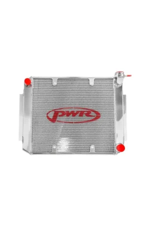 Trending PWR 55mm Crossflow Radiator w/ 16" SPAL Fan Mounts (Torana 69-74)