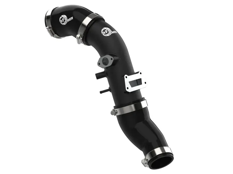 aFe aFe 19-22 Hyundai Veloster N L4 2.0L (t) BladeRunner 2-3/4in Aluminum Cold Charge Pipe - Black Limited Edition