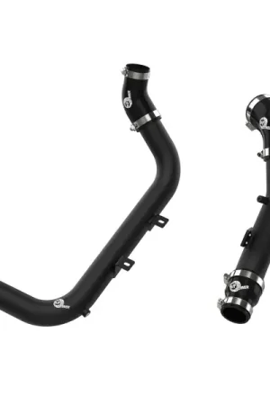 No Minimum Order aFe aFe BladeRunner Aluminum Hot and Cold Charge Pipe Kit Black 17-20 Hyundai Elantra GT L4-1.6L (t)